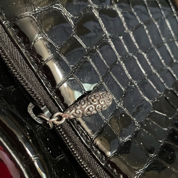 Brighton black patent leather purse - Picture 7 of 8